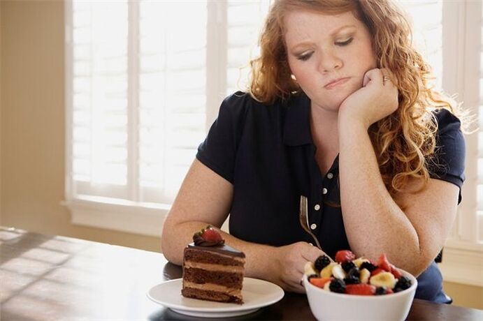 renunțând la dulciuri pentru pierderea în greutate
